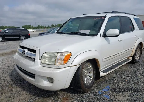 2005 Toyota Sequoia Limited V8 z USA, uszkodzony, nr VIN 5TDZT38AX5S252033